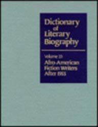 DLB 33: Afro-American Fiction Writers after 1955 (Dictionary ...